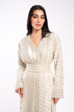 Moroccan Caftan with Luxurious Serma Embroidery