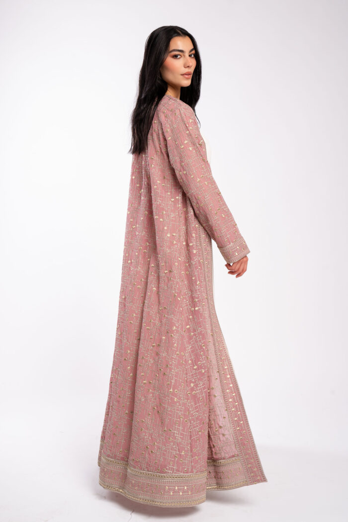 Moroccan Caftan with Luxurious Serma Embroidery - Image 17