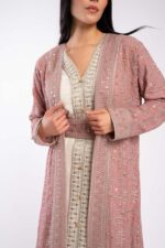 Moroccan Caftan with Luxurious Serma Embroidery - Image 9