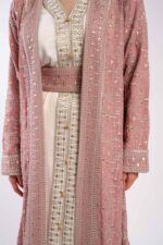 Moroccan Caftan with Luxurious Serma Embroidery - Image 7