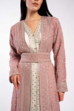 Moroccan Caftan with Luxurious Serma Embroidery - Image 4