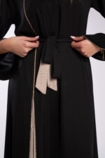 عباية اسود خروج لونين - Image 4