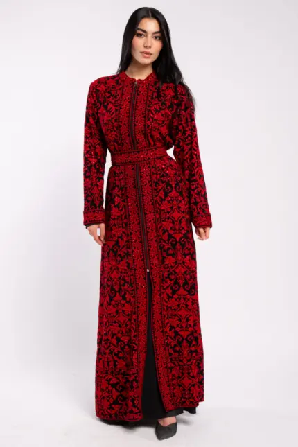 Fully embroidered palestinian dress