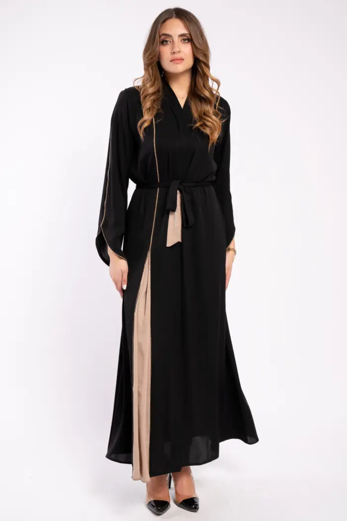 عباية اسود خروج لونين - Image 1