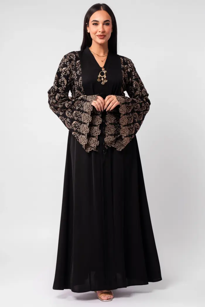 عباية خروج مطرزة - Image 1