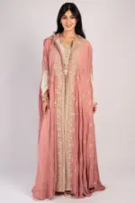 Fully embroidered Moroccan kaftan