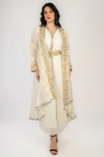 سواريه بقماش الجاكار والدانتيل