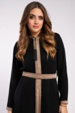 عباية اسود خروج مفتوحة - Image 2
