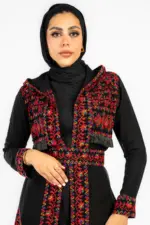 كارديجان فلسطيني قصير مع الكبيشون - Image 2
