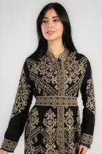فستان فلسطيني بالتطريز الكامل - Image 2