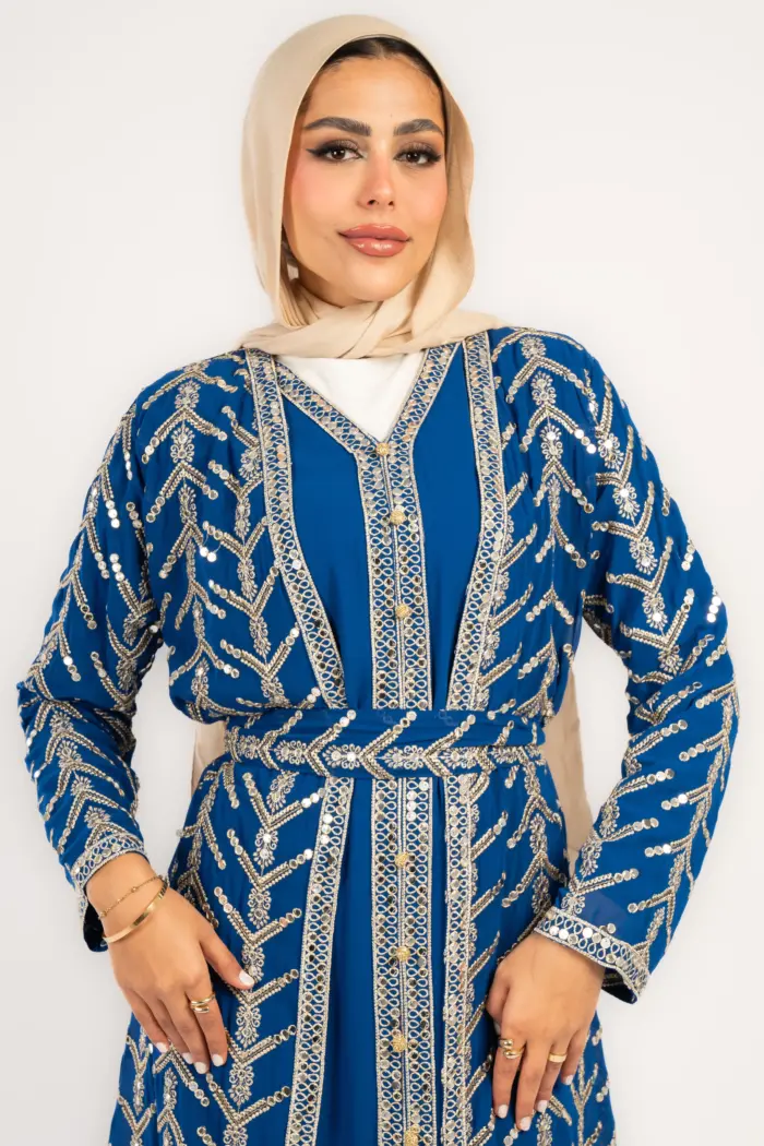 سوارية  قطعتين تطريز كامل - Image 2